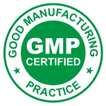 GMP (Good Manufacturing Practice) certified logo