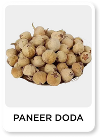 Pile of paneer doda with 'Paneer Doda' text below on a white background