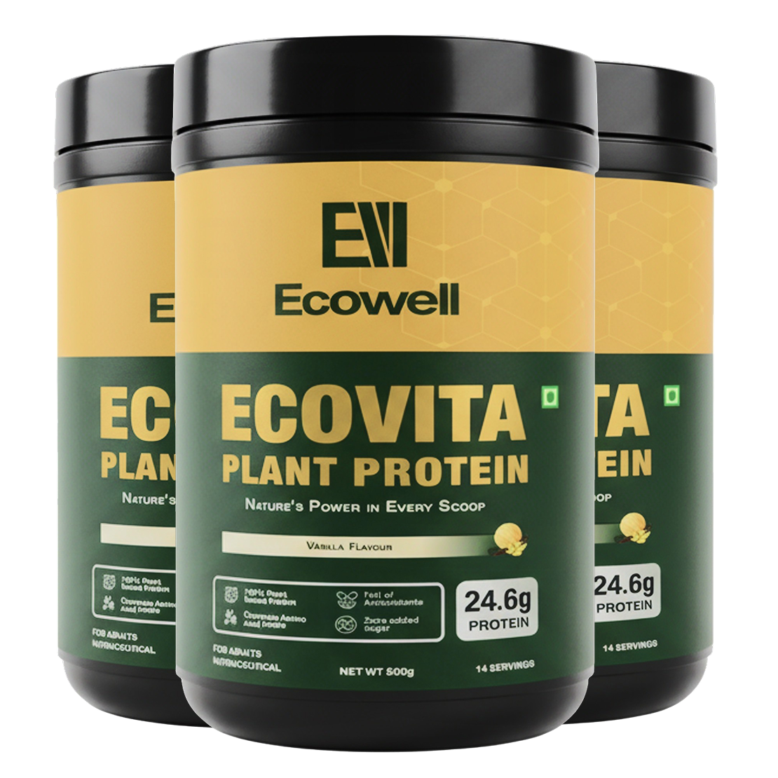 Plant Protein Powder -Ecovita | Vegan & Plant based Protein