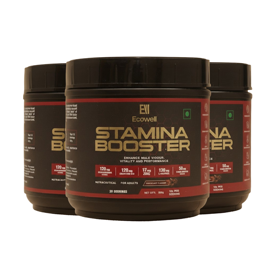 Stamina Support Formula for Men's Vitality & Energy Supplement Powder