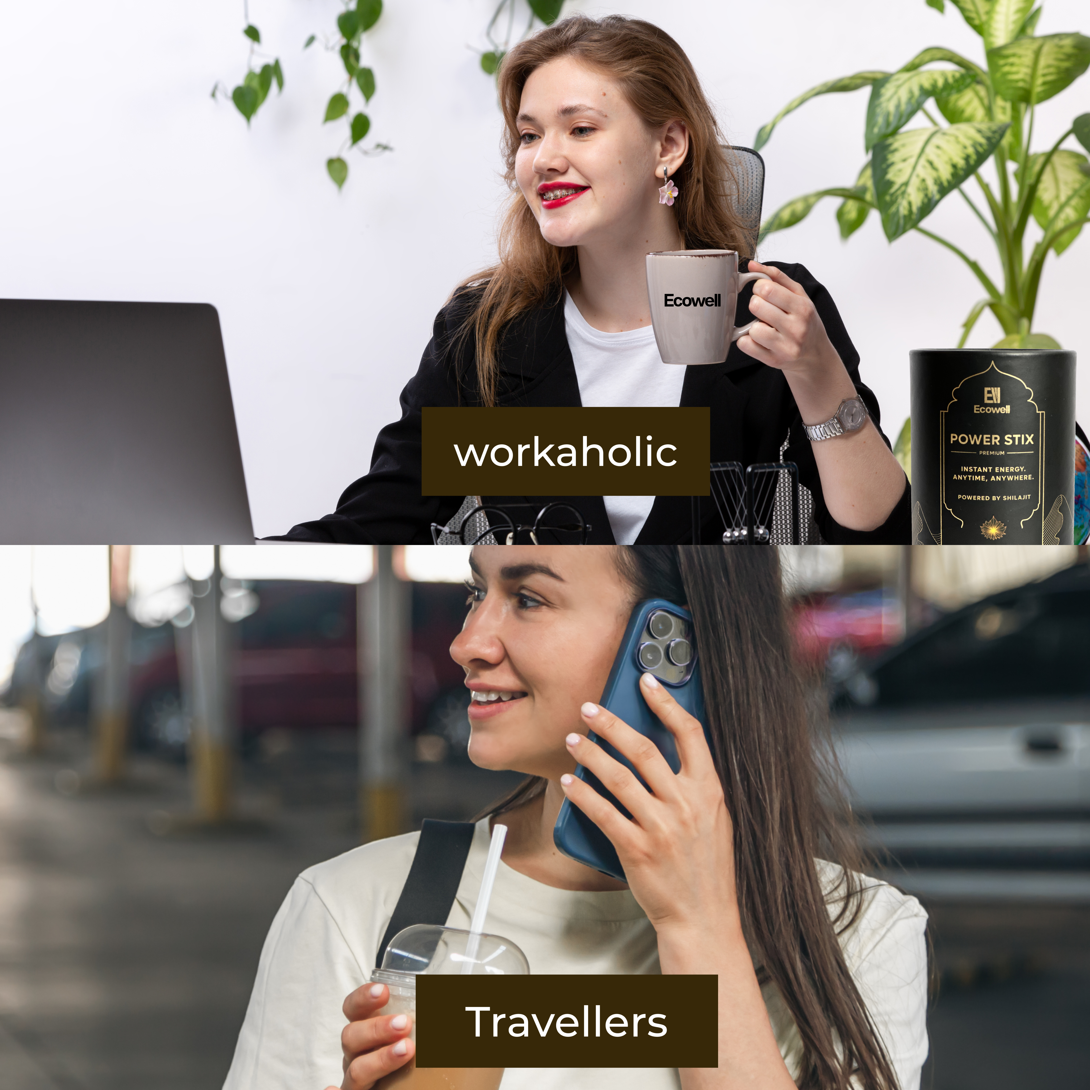 Perfect For Every Busy Lifestyle
Workaholic &
Travellers