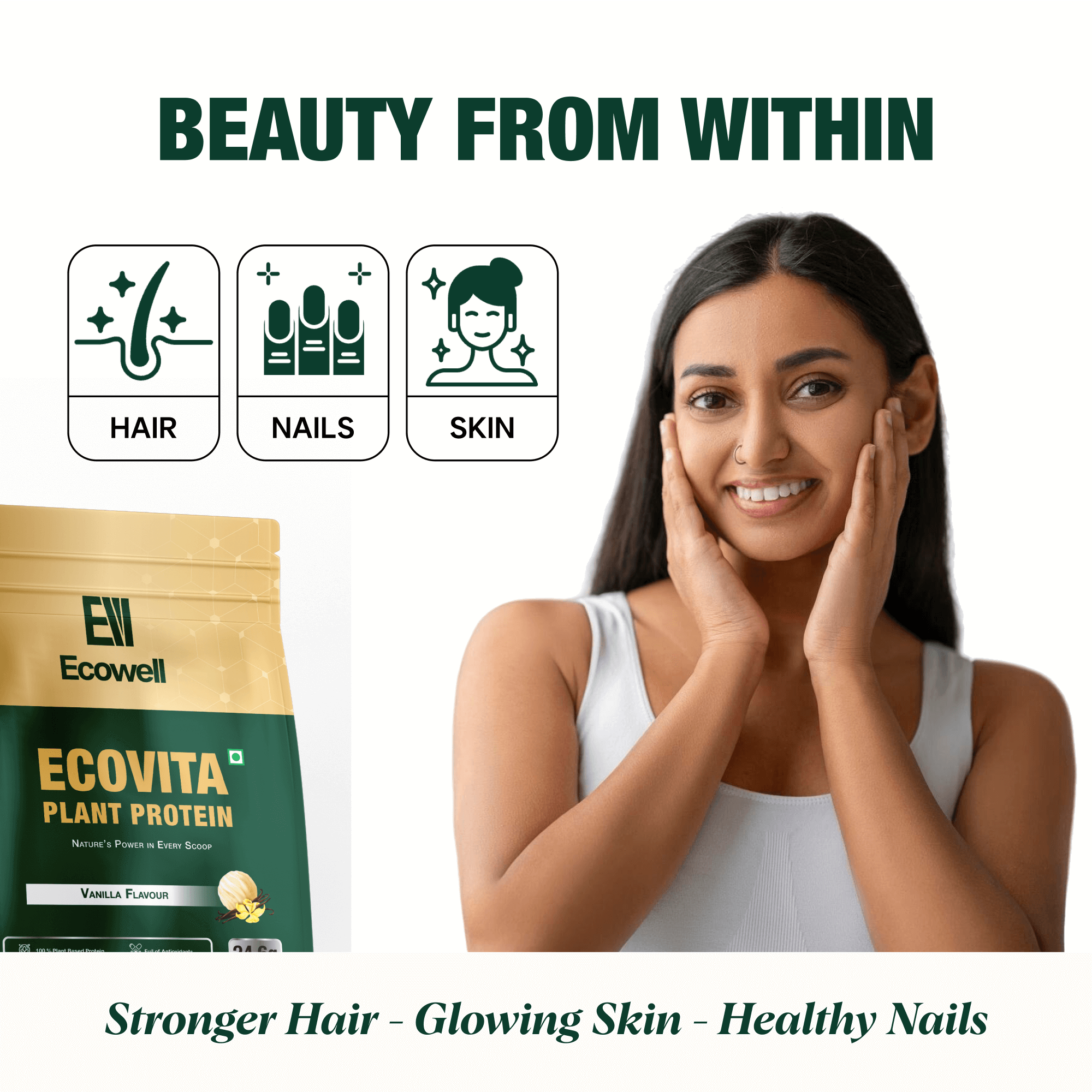 Plant Protein Powder -Ecovita | Vegan & Plant based Protein