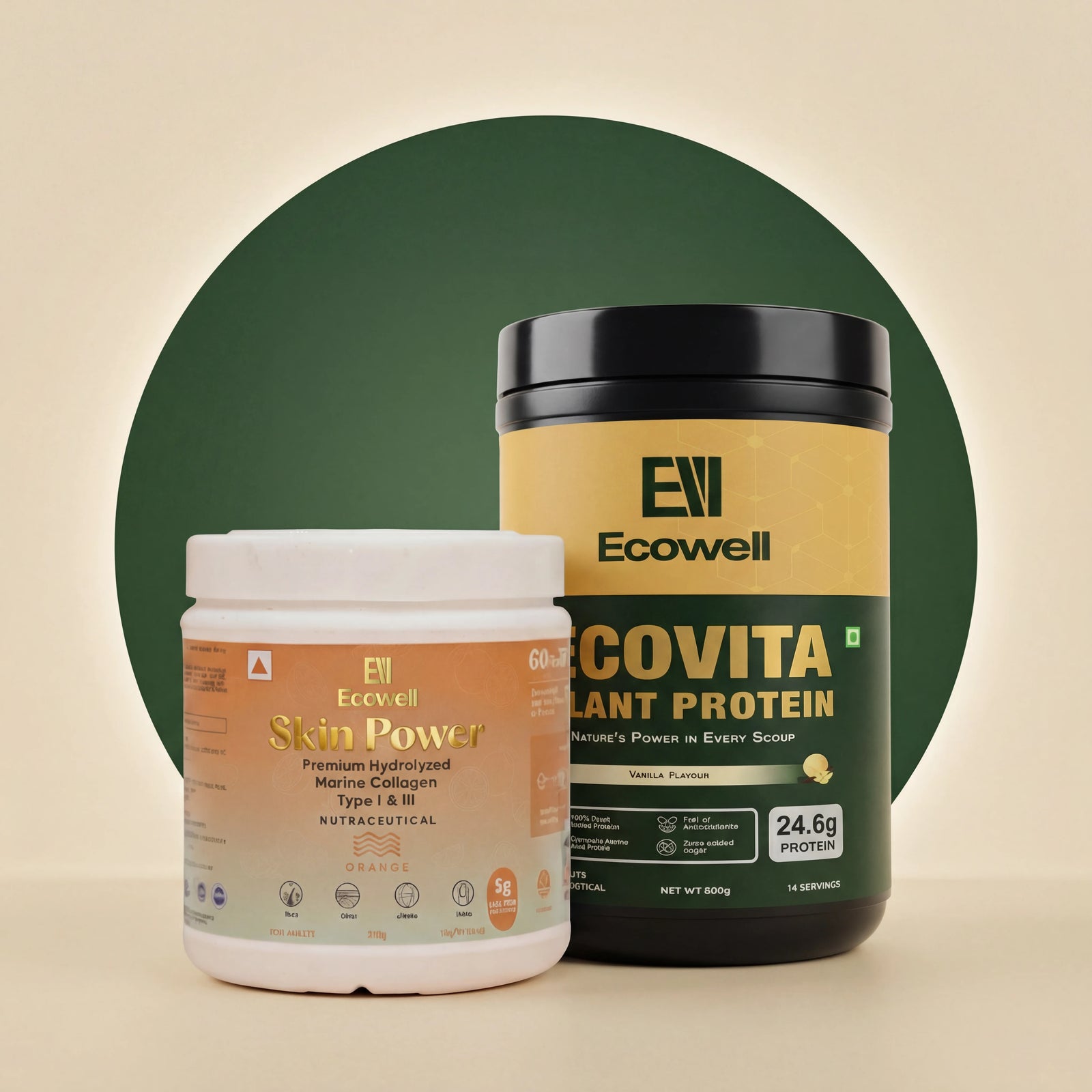 Skin power + Plant protein