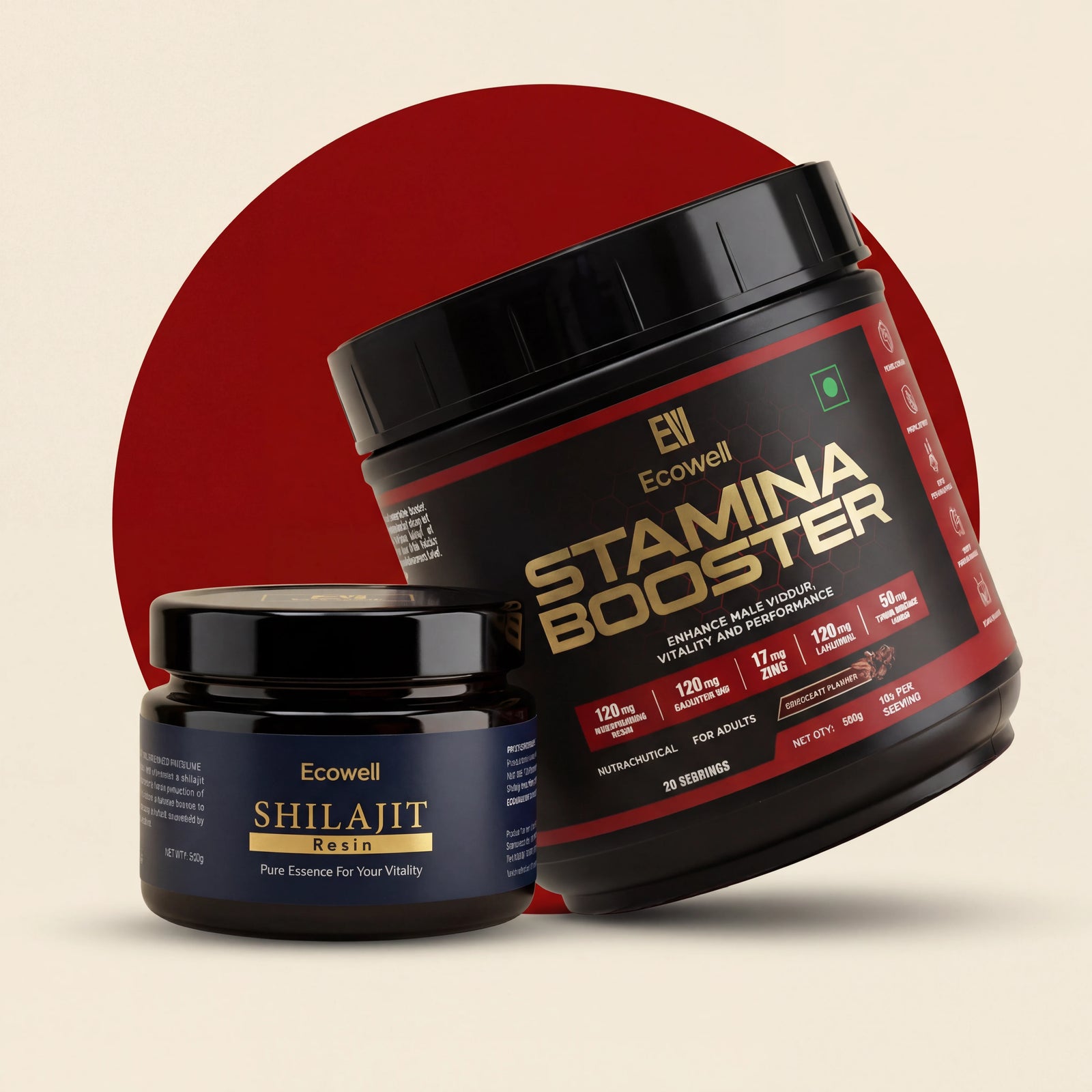 Stamina Booster + Shilajit Resin Combo